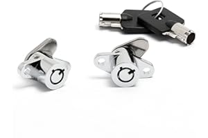 DOCK66 MOTORCYCLE PARTS Satteltaschen Schloss Set für Harley-Davidson FLH/T 93-13