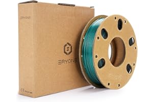 PLA Filament 1,75 mm Silk, ENISINA Filament PLA Shiny Silky Shine do drukarek 3D, Precisão Dimensional +/- 0,03 mm, 200 g (czarny i ciemnozielony)