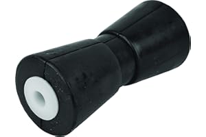 Attwood Heavy Duty Boat Trailer Roller, Rubber Shaft Keel, Black - 8, 10 or 12 inches