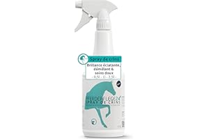 PFERDEPFLEGE24 - Spray de crins pour chevaux en quantité de 0,5l, 1l & 2,5l - Brillance éclatante, démêlant & soins doux - Accessoires de cheval & Soins de cheval