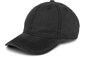 styleBREAKER Unisex Baseball Cap Vintage Look verstellbar 6-Panel Cappy in Washed Optik mit gebogenem Schirm Baumwolle Retro Cap Damen und Herren