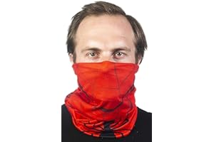 Concept One Unisex's Marvel wielofunkcyjny komin na szyję szalik bandana, czerwony - Spider-Man, jeden rozmiar