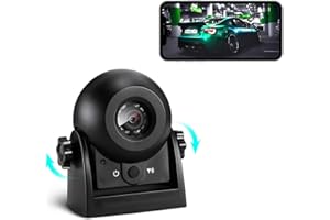 Telecamera Di Retromarcia Senza Fili, Uzone Telecamera Di Backup Magnetica WiFi, Super Notte Vision / IP68 Telecamera Impermeabile Per Camion, Camper, Furgone, Rimorchio Telecamera Di Parcheggio …