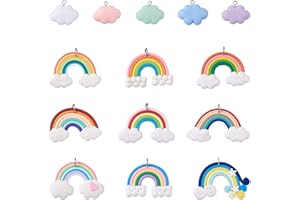 BB BEADTHOVEN Beadthoven - Ciondoli a forma di cabochon in resina con retro piatto, per gioielli, artigianato, scrapbooking, fascia per telefono, decorazione