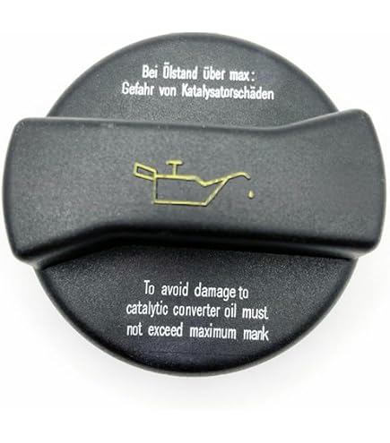 Bouchon De Remplissage D'huile Moteur - Compatible Audi, VW, Skoda, Référence 06B103485C, En ABS Noir