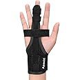 Apasiri Trigger Finger Splint, Finger Brace Support for Broken Finger, Metacarpal Finger Splint Hand Brace, Straightening Immobilizer Treatment For Sprains, Arthritis, Tendonitis, L