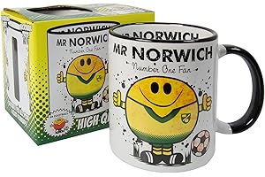 Kapow Gifts Mr Norwich Mug Football Fan Merchandise Memorabilia Gift Boxed Cup, Ceramic, 250ml