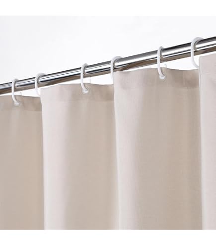 Beige douchegordijnen 240 x 200 cm kopen? | Vergelijk
