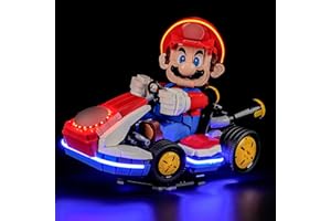 BRIKSMAX Kit de iluminación LED para Lego Super Mario Mario Kart: Mario y Kart estándar - Compatible con Lego 72037 Building Blocks Model- No incluir el Conjunto de Lego