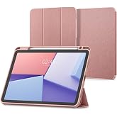Spigen iPad Air 11" (M4 2026 / M3 2025 / M2 2024) ile Uyumlu Kılıf Urban Fit &Ouml;rg&uuml; Kumaş G&uuml;l Rengi Kapak - ACS07756 (Spigen TR