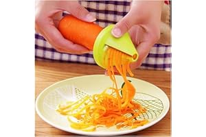 YITAIYUAN Verdura Spaghetti Affettatrice Vegetale Palmare Taglierina a Spirale a Mano per Carota, Cetriolo, Patate, Zucca, Zucchine, Spaghetti con Cipolla e Verdure