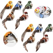 Deko Vogel mit Clip,Deko Vögel mit Federn,Künstliche Vögels Dekorieren,Mini Vogels Dekofigur für Garten Frühling Dekorieren Party Dekoration Deko Vogel mit Clip,Deko Vögel mit Federn,Künstliche Vögels Dekorieren,Mini Vogels Dekofigur für Garten Frühling Dekorieren Party Dekoration