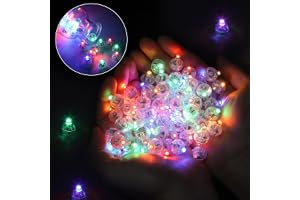 80 stycken LED-ballonglampor, runda, blinkande, färgglada, ballonglampor | Vattentät, mini LED-ljus, för födelsedagsdekoration, papperslykta, ballongljusfest, halloween, jul, karneval