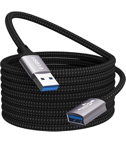 LINDY - Cavo Prolunga USB 2.0 Anthra Line 0.5 Metri, Connettore USB Tipo A Maschio A Femmina, Velocit&agrave; Di Trasferimento Dati Speed Fino A 480Mbps Per