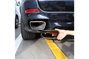 YIWANG Stainless Steel Exterior Accessories Exhaust Tailpipe Decoration Frame Cover Trims For X5 F15 X6 F16 2014-2019（Suitable For M Sports Version）