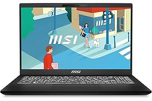 MSI Modern 15 H C13M-082XES Ordenador Portátil 15.6" FHD (Intel Core i7-13620H, 32GB RAM, 512GB SSD, Iris Xe Graphics, Sin Sistema Operativo) Classic Black, Teclado QWERTY Español