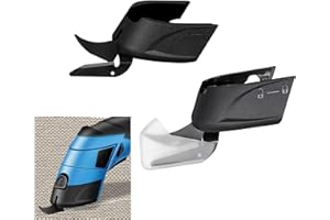 Hayaww 2 pcs cuchilla de tijera de costura eléctrica hoja de corte de tela de acero Cuchillas de corte de repuesto Cortador de Telas Cuchillas Tijeras eléctricas Reemplazo de cuchillas (B)