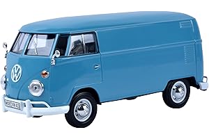 VOLKSWAGEN VW T1 Kasten, blau, 0, Modellauto, Fertigmodell, Motormax 1:24