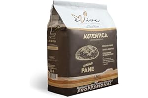 Agricola Piano – Autentica | Farine de Blé Tendre Complet Type 150 kg 5-100% Italienne – Idéale pour Pain, Biscuits et Pâte Sablée - Intégrale Véritable – Professionnelle - Sans Additifs