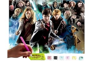 MISHBAY Diamond Painting Harry Potter - 30x40cm Diamond Painting Erwachsene - Diamant Painting Bilder - DIY 5D Satz Malen nach Zahlen