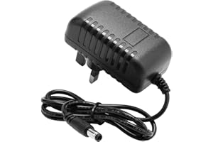 SELURK 12V 1A Power Supply Adapter UK, AC/DC Adapter 100-240V 50/60Hz to DC 12V 1A 12W Converter with 5.5x2.1mm Plug, 12v 1a power adapter for CCTV Cameras Routers LED Strips Keyboards Home Appliances