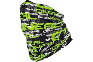O'NEAL | chusta na szyję | chusta górska | MX MTB | nieobrębiona, dla lepszego komfortu noszenia, elastyczny materiał | ocieplacz na szyję | unisex | czarny zielony | jeden rozmiar dla wszystkich