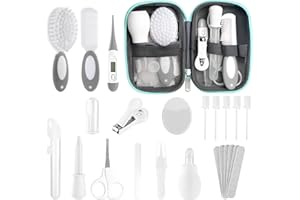 POPYJAN Baby Healthcare and Grooming Kit for Newborn Kids, 24PCS Upgraded Safety Baby Care Kit, Newborn Nursery Health Care Set, Baby Care Product