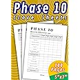 Phase Ten Score Sheets Book 5"x7" | Keep Score with Precision and Achieve Phase Ten Greatness!: Phase 10 Score Sheets | 100 Pages Travel Size ... Phase 10 Card Game | Phase 10 score Pads