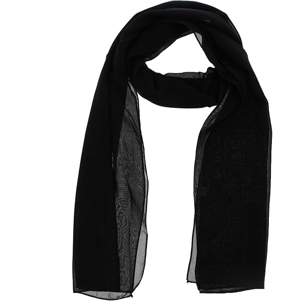 Foulard En Polyester Léger Pour Femme - 48x160 Cm - Uni - Multifonction - Cadeau élégant