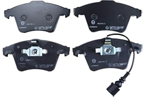 AutoMentum AM23748.0 Juego de Pastillas de Freno, juego de 4 para VOLKSWAGEN TRANSPORTER MK V FURGÓN (7HA 7HH 7EA 7EH) 2003- Eje delantero y otros vehiculos