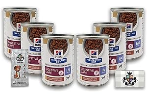 AETN Creations Bundle Prescription Diet I/D Low Fat Stew Chicken 6x354g Tins Wet Dog Food plus AETN Jerky Treat, Specially Formulated for Dogs with Digestive Problems