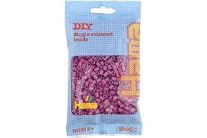 Hama - Perline da stiro, 207-82, Magenta elettrica