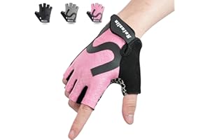 ‎REINALIN Reinalin Fahrradhandschuhe Halbfinger Herren Damen Gel Stoßdämpfung Fitness Handschuhe Atmungsaktiv Anti-Rutsch Radhandschuhe