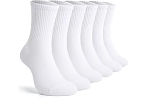 TUUHAW Calzini Uomo Donna Spugna 6/12 Paia Cotone Calze Sportive Running Tennis Trekking Padel Ciclismo Basket