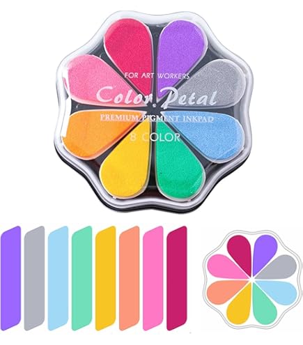 Tampons Encreurs D'empreintes Digitales SONEW - 20 Couleurs - Matériaux