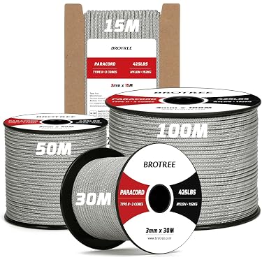 Corda da paracadute Paracord 550 a 7 fili per arrampicata