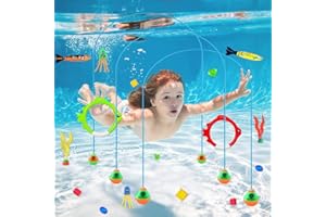 Shengou Jouets De Plongée pour Enfants,Anneaux De Plongée sous-Marine,Jouets de Plongée Piscine,Anneaux De Plongée pour Piscine,Jouets De Natation Piscine,Jouet De Plongée Piscine (B)