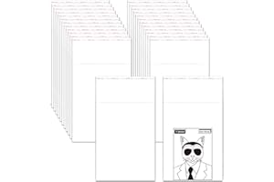 LUCYSTUDIO Clear Cello Bags Tiny 200pcs 1.5"x2" Self Adhesive Cellophane Bags 50µm Small Self Sealing OPP Poly Bags for Pills Vitamins Jewelry Earrings Seeds Beads Candy Coins (11 Sizes for Choosing)