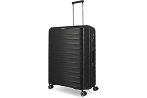 Travelite Koffer groß, MOOBY L, Kratzfeste Hartschale, mit recyceltem Material, 77 cm, 106 l, 3,7 kg, mit 4 leichtläufigen Doppelrollen & TSA-Schloss – robuster Reisekoffer für Lange Reisen