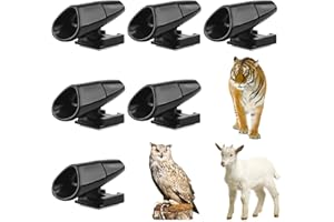 YIUWOD Paquet de 6 Sifflet Ultrason Anti Gibier - Ultrasonic Game Whistles - Sifflets de Cerf Avertissement - Utilisé pour Avertir Les Animaux de L'Approche des Animaux Et éViter Les Collisions