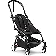Stokke YOYO3 Baby Stroller Frame - Textile Set Not Included - Comes with 5-Point Harness, Multi-Position Reclining Backrest, Canopy Extensions, Padded Shoulder Strap & Protective Storage Bag - Black