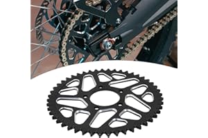 Runfarr Sprocket 48t for Surron,48 Teeth Motorcycle Sprocket Rear Sprocket for Sur-Ron Sur Ron Light Bee S/X X160/X260 Talaria Sting Electric Motorbike-Black