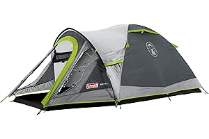 Coleman Tent Darwin 2-4 Person | Compact Lightweight Dome Tent | Models with Darkened Bedroom | Camping, Festival and Hiking Tent | 4500mm Waterproof | with Sewn-in Groundsheet