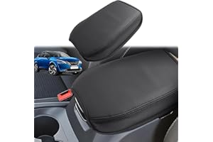 GAFAT Compatible con Nissan Qashqai J12 e-Power 2022-2025 2026 Fundas de Reposabrazos, Cubierta de Apoyabrazos, Protección Consola Central de Cuero Acolchado, Qashqai J12 Accesorios