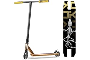 SOKE Evo Street ABEC-9 Stunt Trottinette Cascade, avec ABEC 9, pour Adultes et Enfants, Largeur 50 cm, Guidon 360°, Pince avec 3 vis en Aluminium