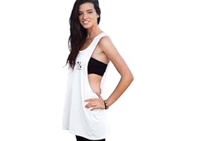 Vibrha Canotta Sportiva Donna Fitness Dorso a Vogatore - abbigliamento sportivo donna, zumba abbigliamento, canotta basket, magliette fluo