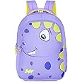 Skybags Dino 01 School Backpack Purple, Purple, One Size, Casual