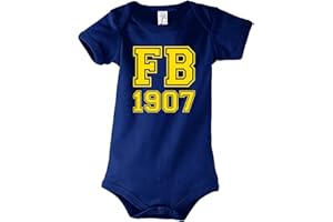 TRVPPY Baby Jungen & Mädchen Kurzarm Body Strampler Modell Fenerbahce, Größe 3-24 Monate in vielen Farben