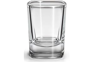 SIXBY (12 pièce) Verres shooter - Verre a shot Viva 4cl - Forme Carrée - Lavables au lave-vaisselle