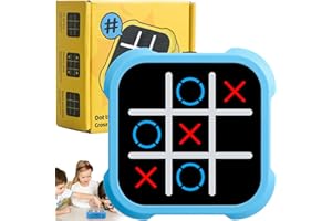 FEIGO Gioco Elettronico Tic Tac Toe,Tic Tac Toe Bolt Game 3 in 1,Portatili Giochi di Puzzle Smart Games per Bambini, Della Memoria Giochi da Tavolo,Giocattoli Fidget Educativi Da Viaggio per Famiglie